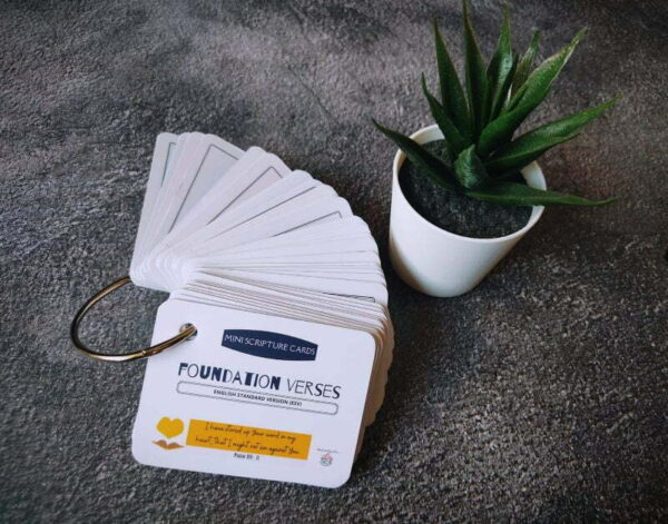 Foundation Verses Mini Scripture Cards