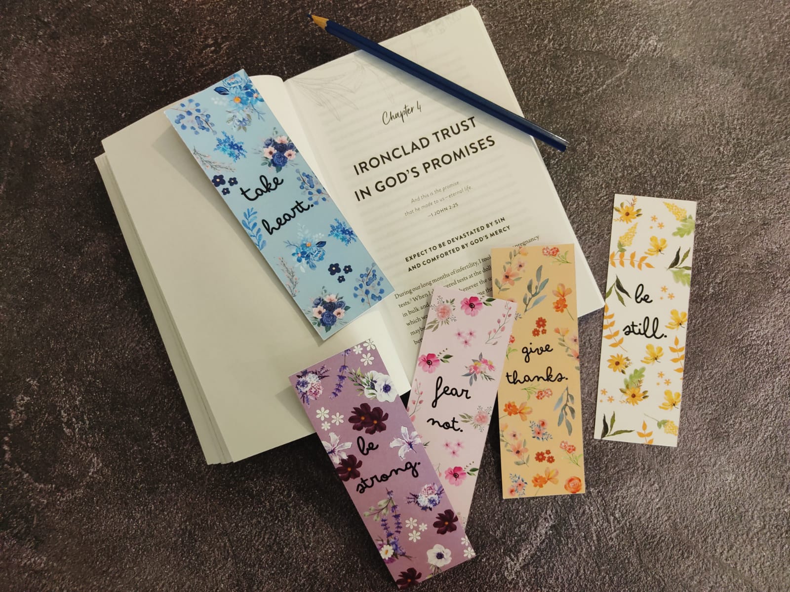 Scripture Assurance Bookmarks (Set of 5) 3 Scripture Assurance Bookmarks (Set of 5) - Image 3