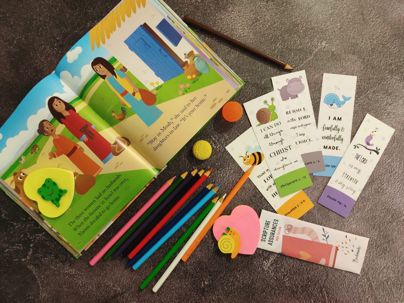 Scripture Assurance Bookmarks: Kids Edition (Set of 5) 3 Scripture Assurance Bookmarks: Kids Edition (Set of 5) - Image 3